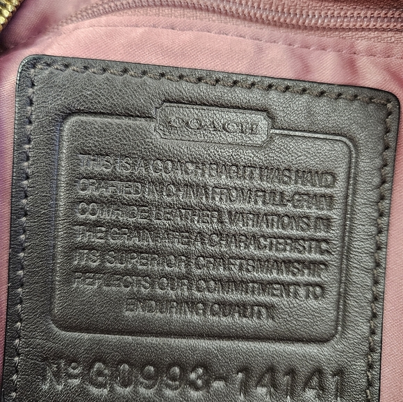 Coach Tote Shoulder Satchel Bag - Picture 2 of 16